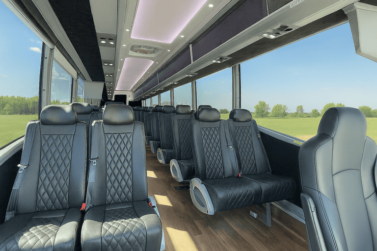 coach bus in Apple Valley