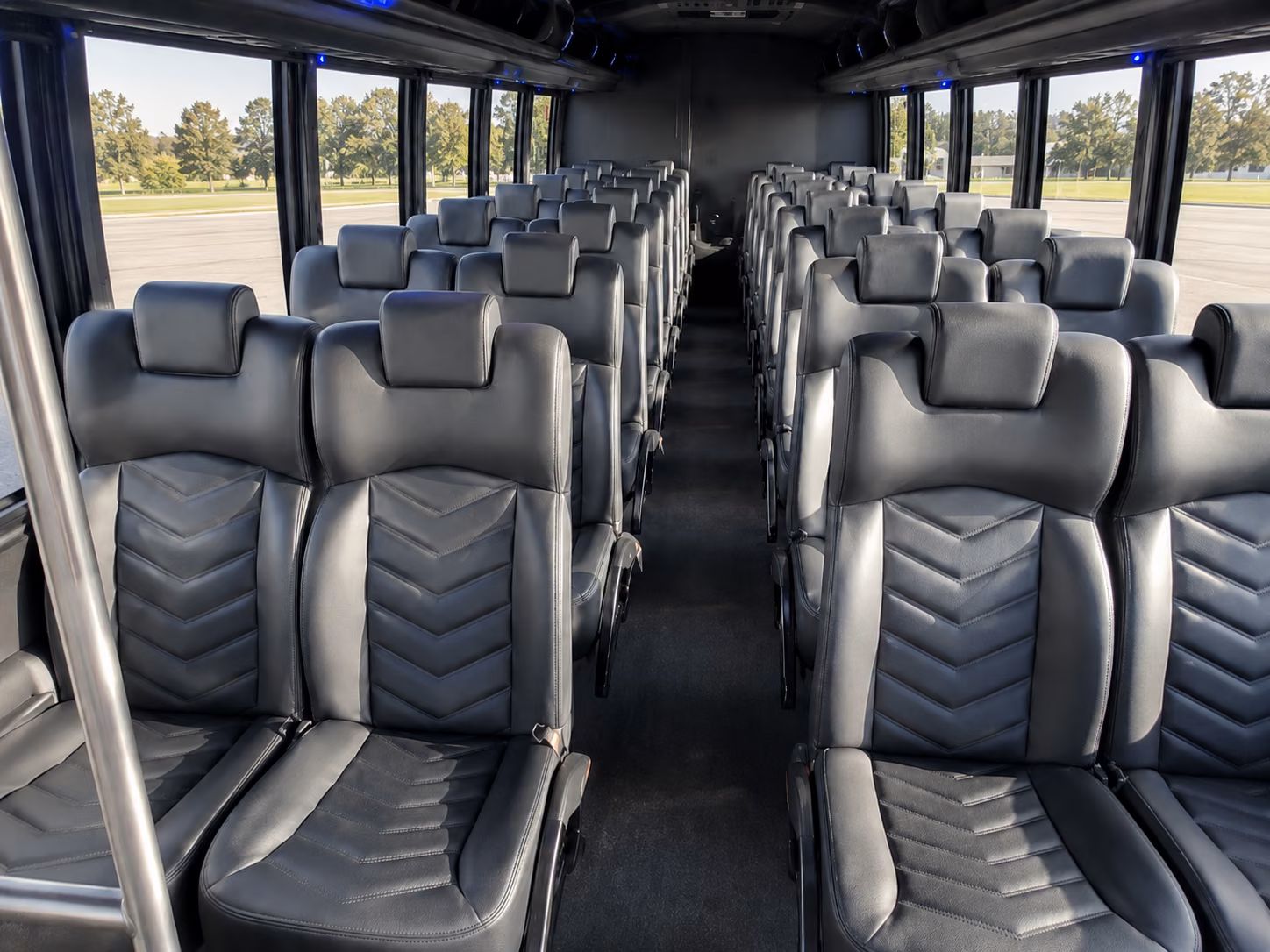 apple valley 15 passenger minibus inside