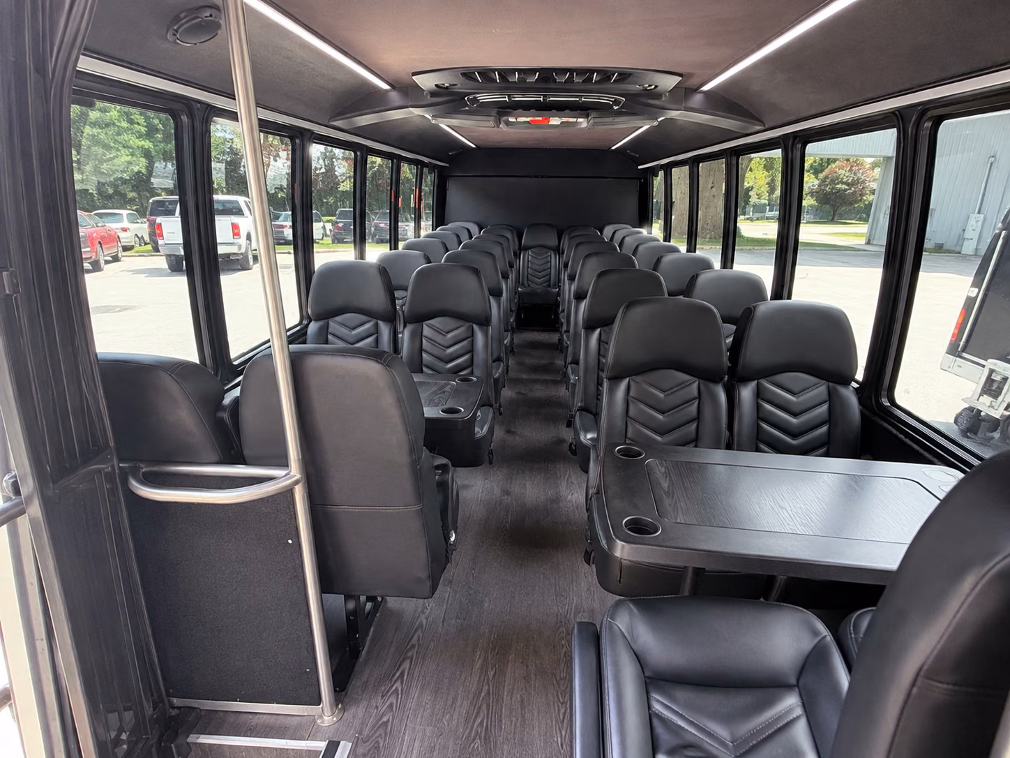 apple valley 15 passenger minibus interior
