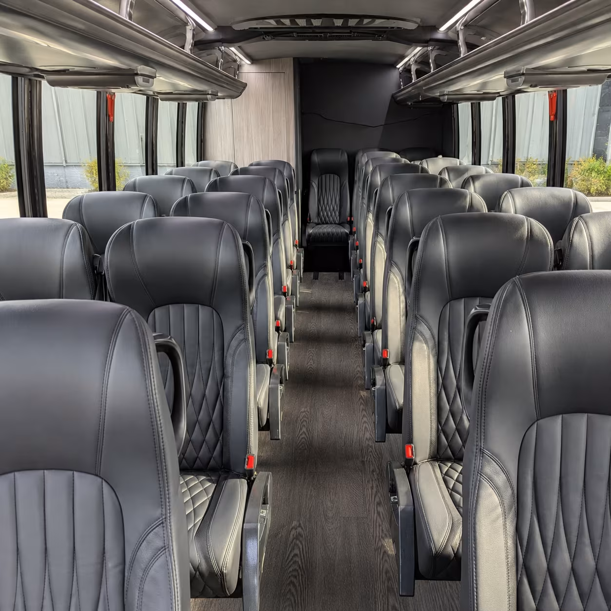 apple valley 30 passenger minibus interior