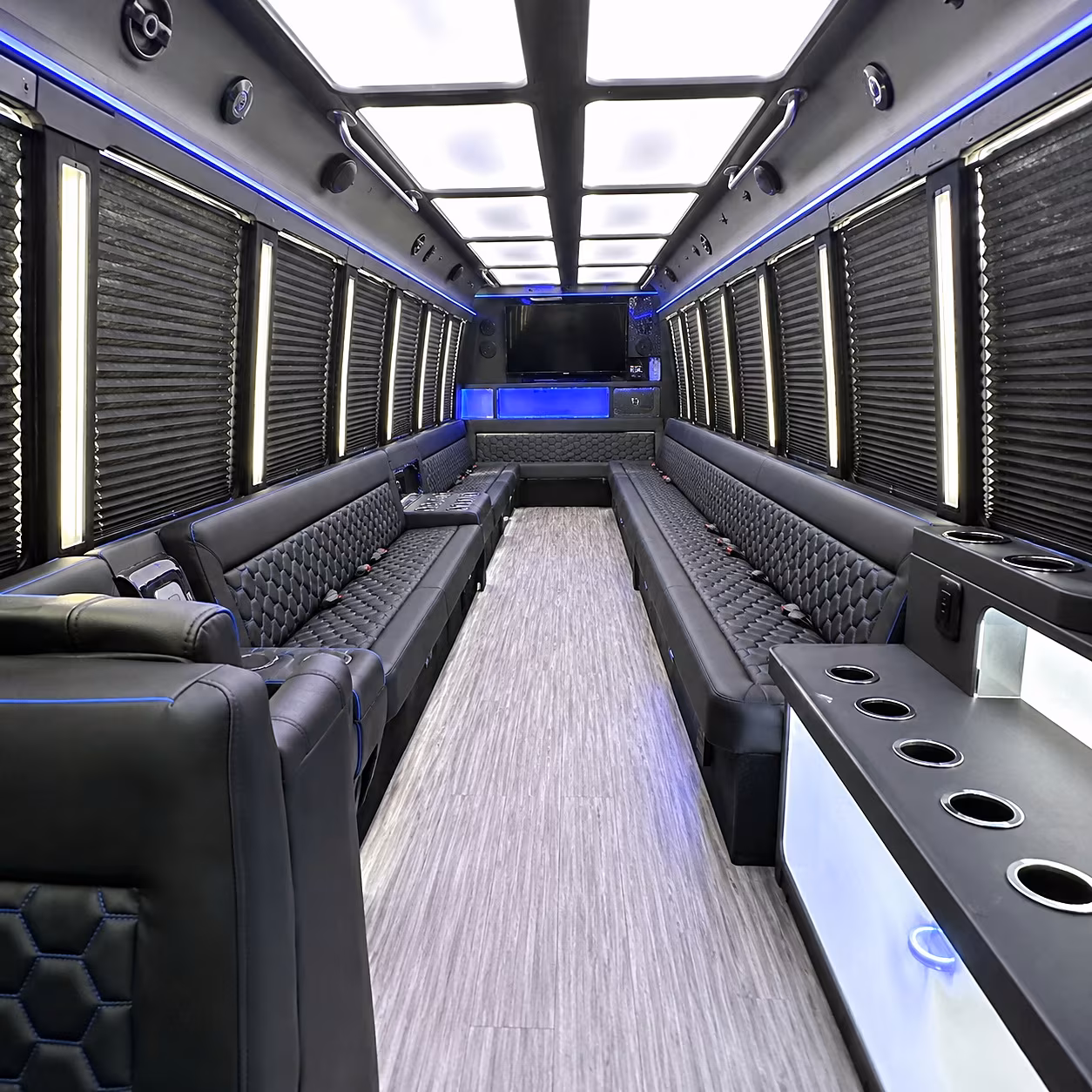 apple valley party bus rentals inside