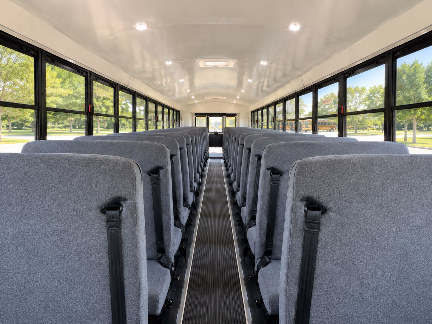 apple valley school bus interior