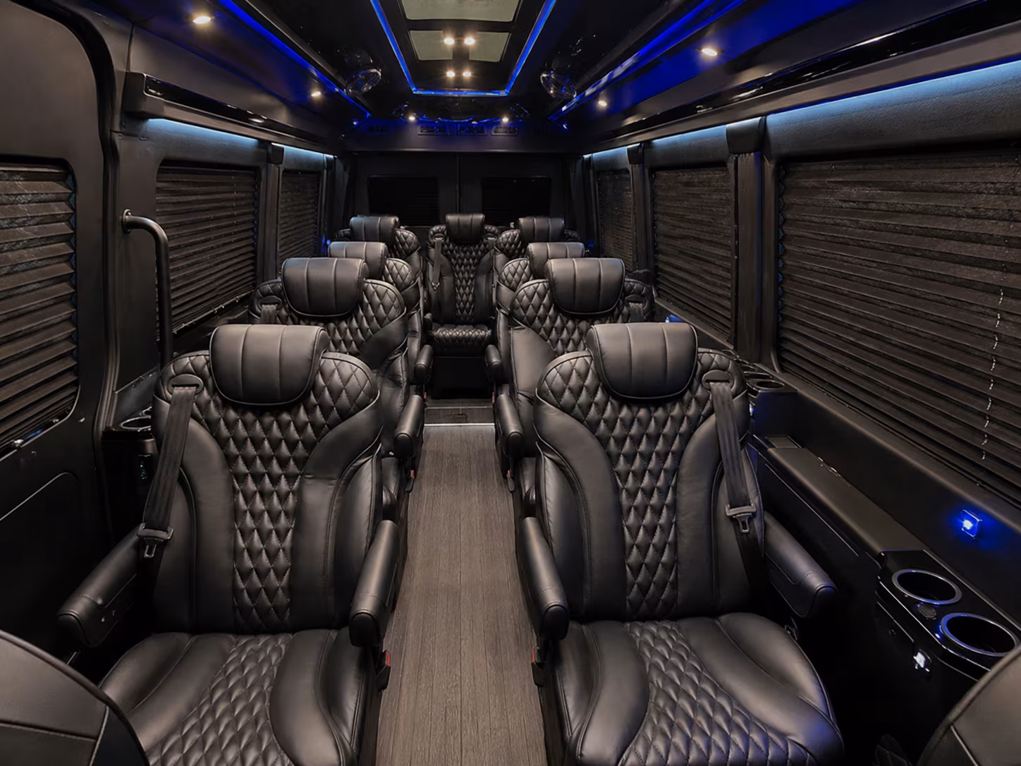 apple valley sprinter van with driver inside
